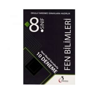8.SINIF FEN BİLGİSİ YENİ NESİL SORULARA 10 DENEME (OKULA YARDIMCI SINAVLARA HAZIRLIK)